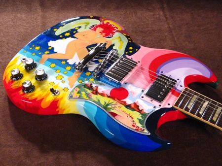And another replica Fool guitar